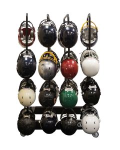 THR ~ Rolling Football  Helmet Rack System