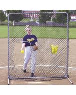 TSPN615 ~ 7' x 7' Protective Softball Screen with Cutout