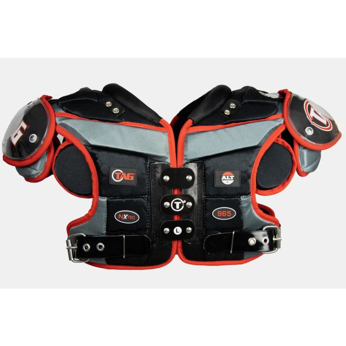 Red Varsity Football Backplate. Adult Size. QUALITY Lower Back Protection.